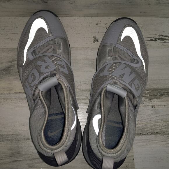 Nike X Fragment Design Zoom Hyperrev 2016 Grey Wolf Navy Blue Mens 12 Sneaker - Picture 5 of 10